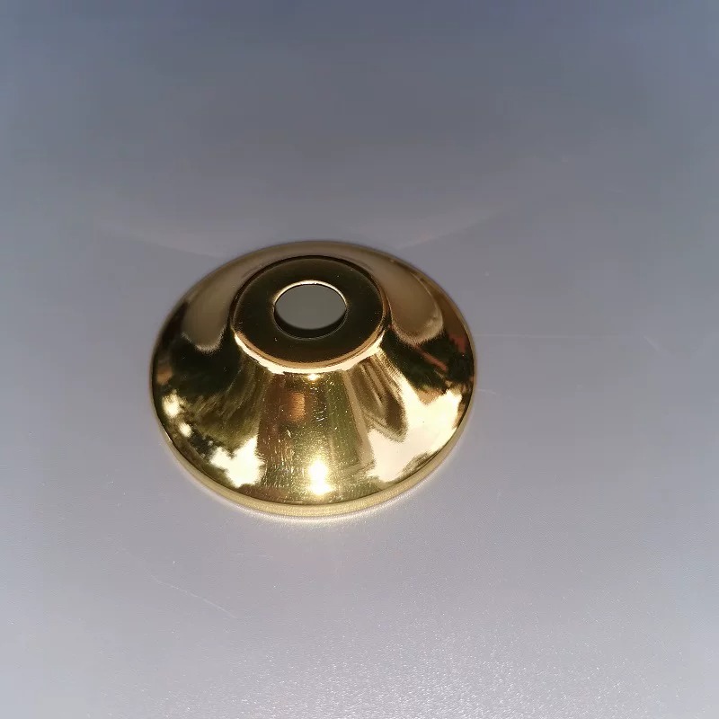 Gold Horn-Shaped Lamp Cover