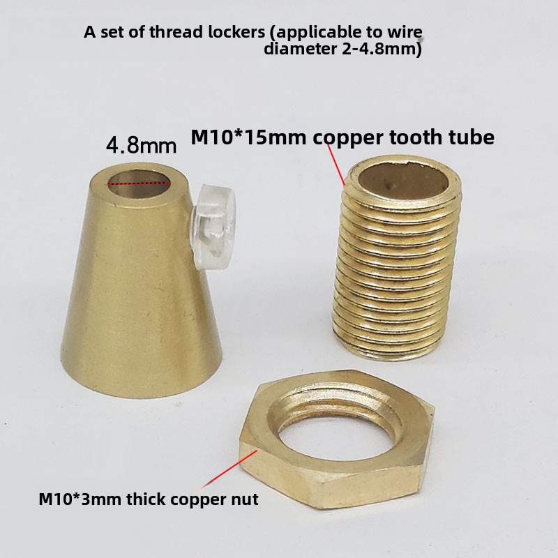 Copper Thread Locker Set for Wire 2-4.8mm