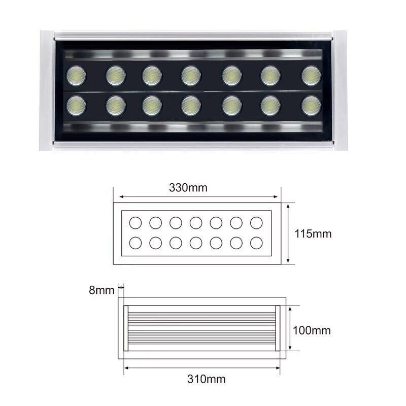 H10 Size Diagram 330mm