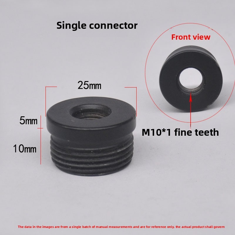 25mm Tube - Single Connector M10*1 Fine Thread