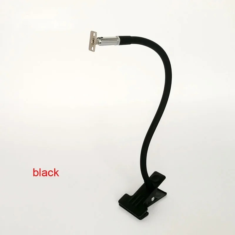 YXRG-01 Black Gooseneck Lamp Fitting with Clamp Base
