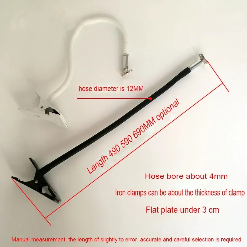 YXRG-01 Spec Sheet - 12mm Diameter, 490/590/690mm Length, 4mm Bore