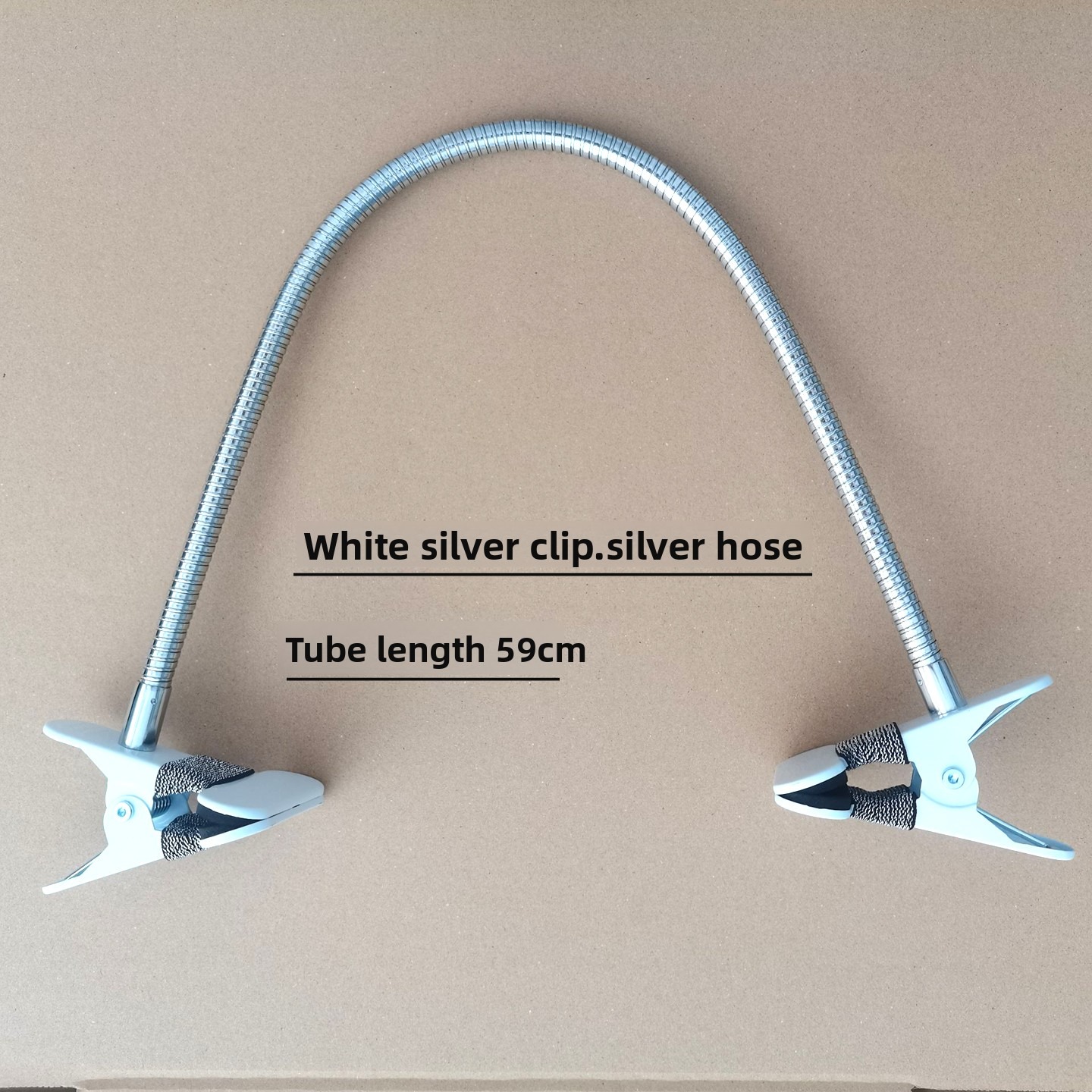 CWG Clamp with Gooseneck - White Clamp 59cm