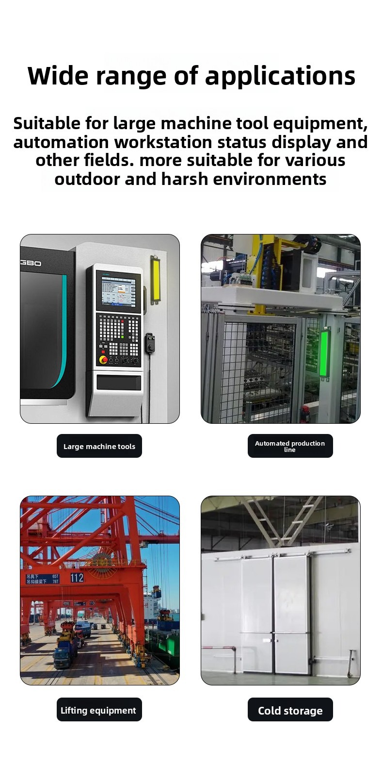 H5 Warning Light Applications - Machine Tools and Automation