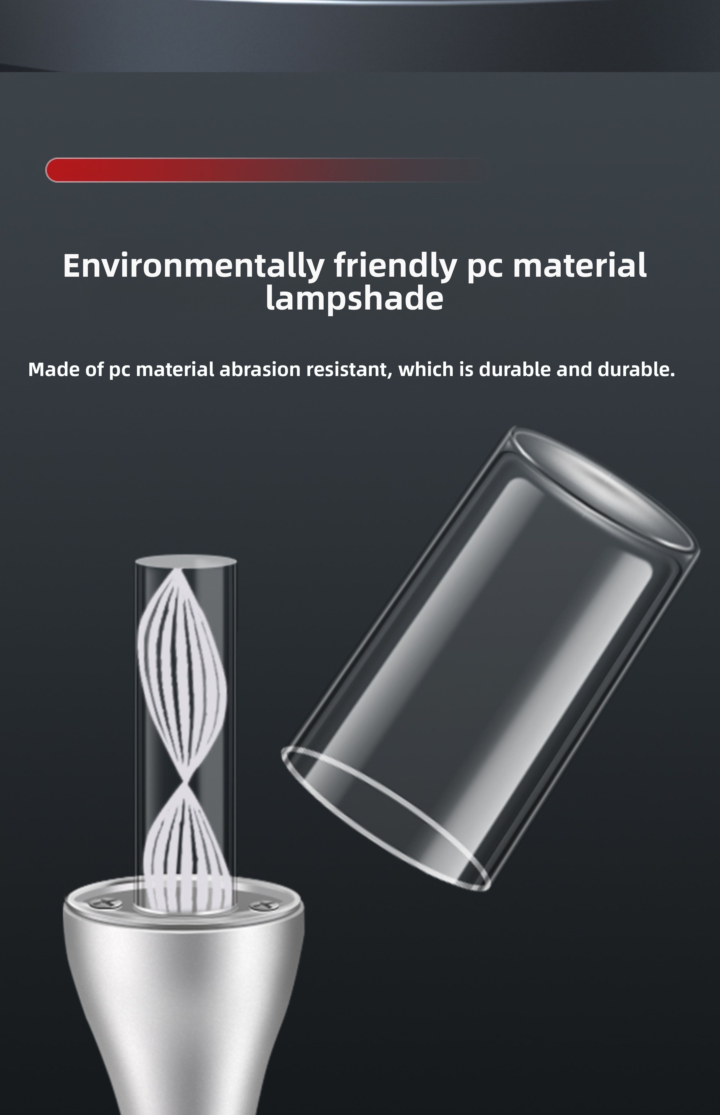 EXZS50NXB Environmentally Friendly PC Lampshade