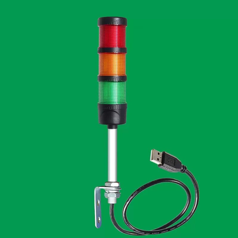 M4 USB Warning Light Side View with USB Cable